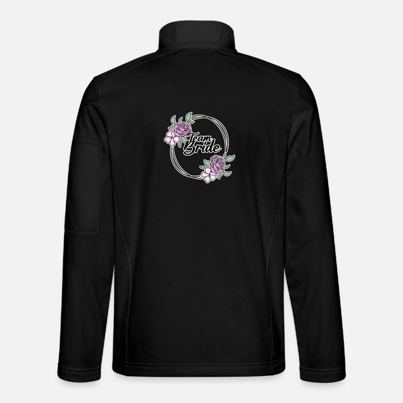 Team Bride - Unisex Softshell Jacket - black