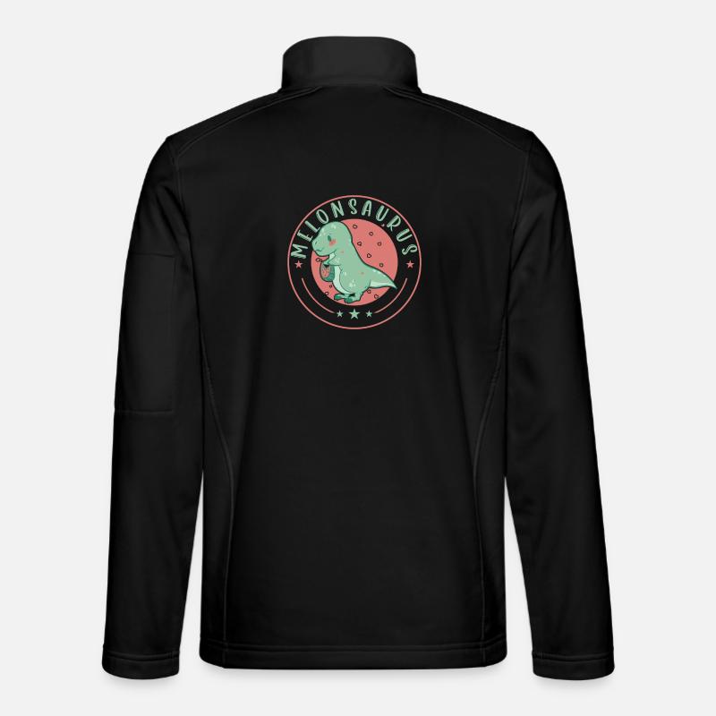Watermelonsaurus Vegetarian T Rex Unisex Softshell Jacket