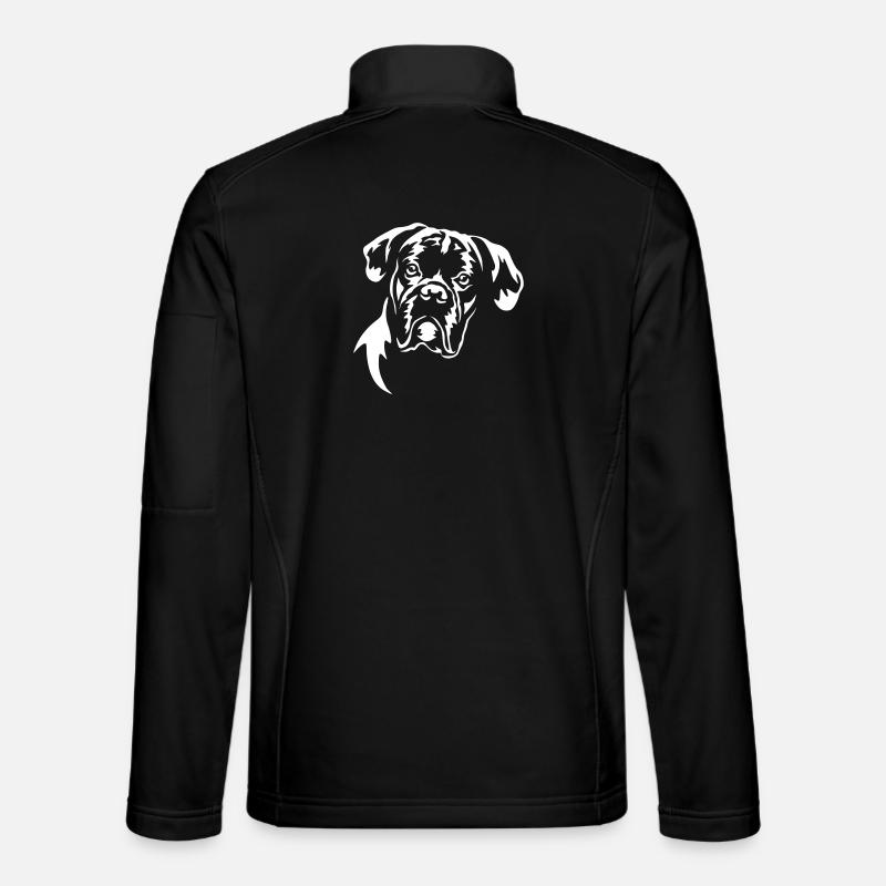 Boxer Head « Black Edition » - Veste en tissu softshell Unisexe - noir
