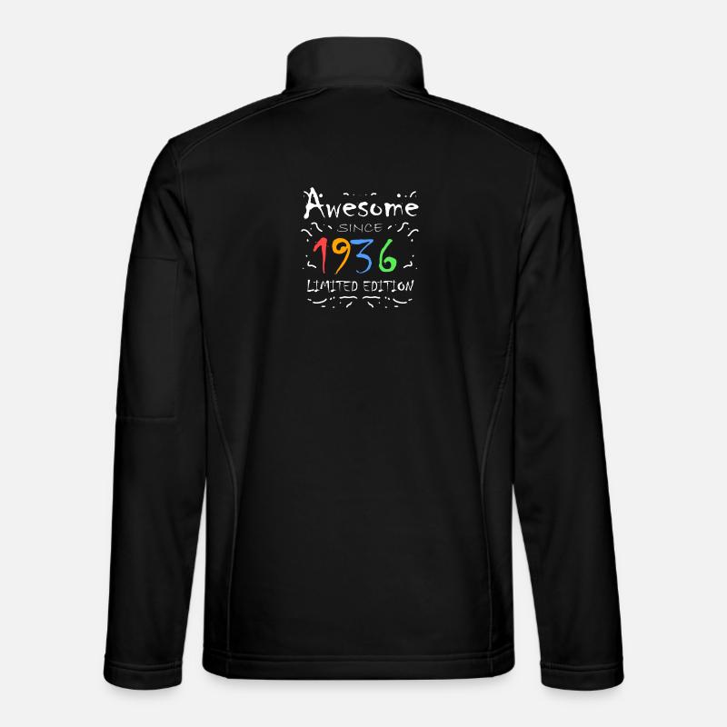 1936 - Né en 1936 - Veste en tissu softshell Unisexe - noir