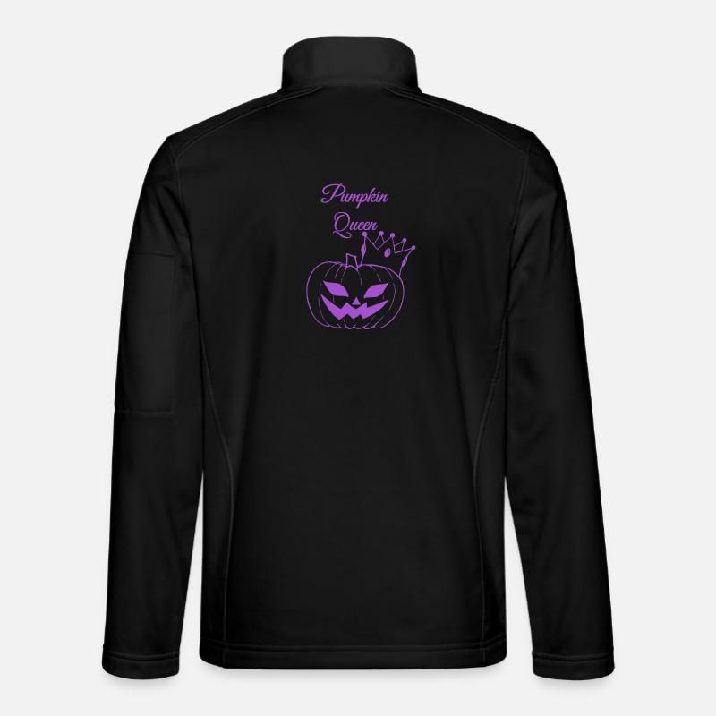 Pumpkin Queen Design - Unisex Softshell Jacket - black