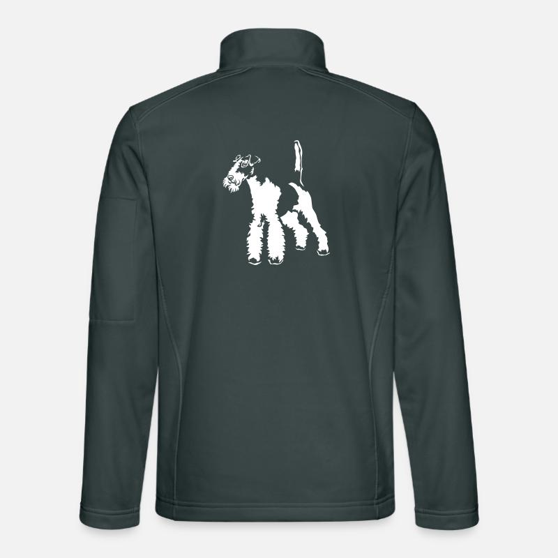 Fox Terrier « Édition Noire » Veste en tissu softshell Unisexe