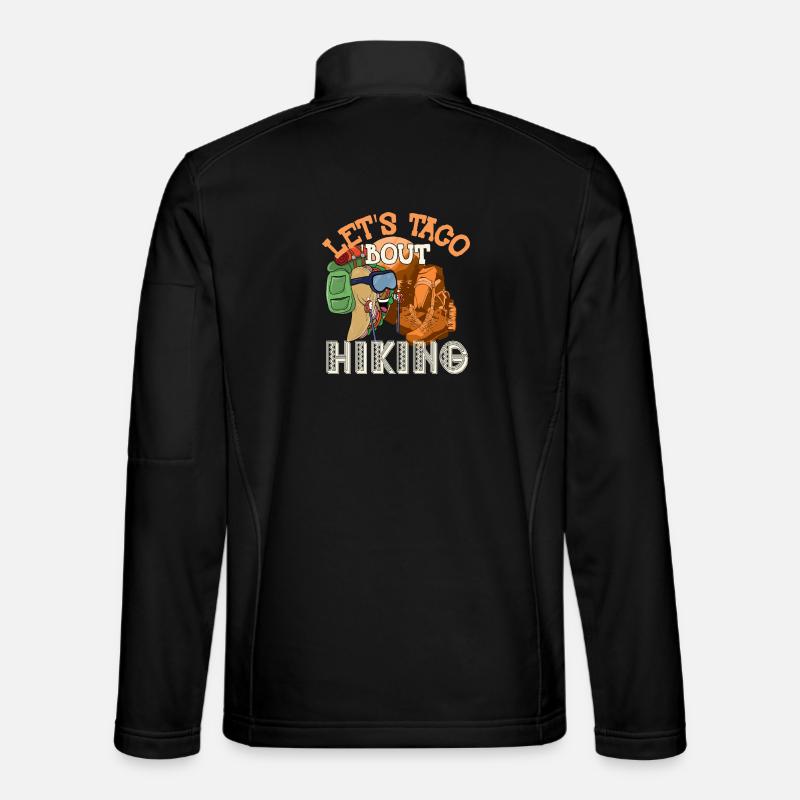 Let's Taco 'Bout Hiking - Unisex Softshelljacke - Schwarz
