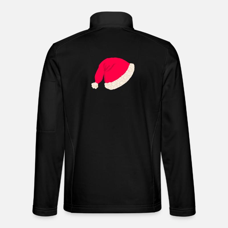 Weihnachtsmütze ohne Text - Unisex Softshelljacke - Schwarz