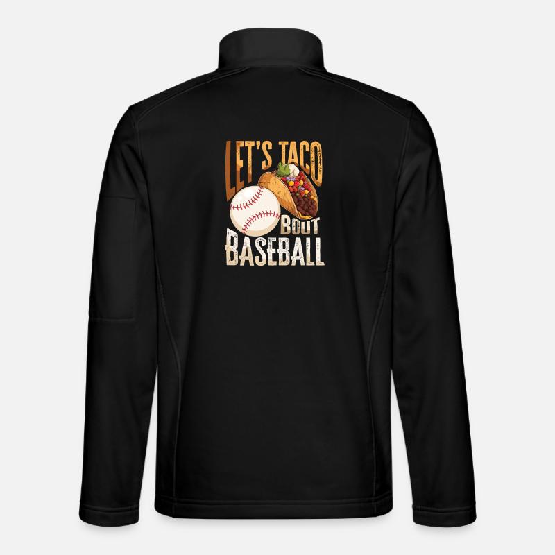 Let’s Taco Bout Baseball - Veste en tissu softshell Unisexe - noir