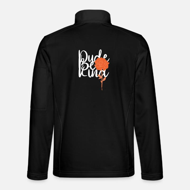Dude Be Kind No Bullying - Unisex Softshelljacke - Schwarz