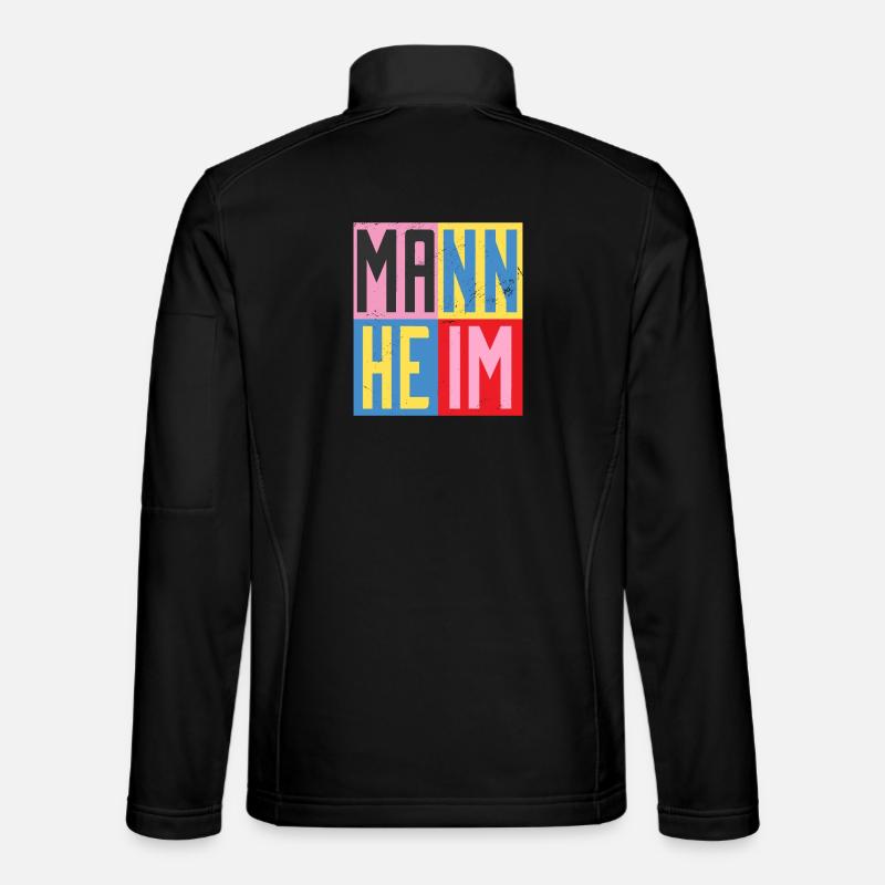 Mannheim Design - Unisex Softshelljacke - Schwarz
