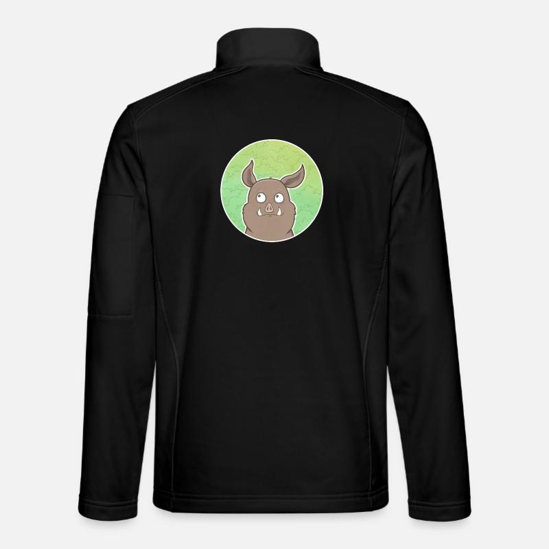 Wildschwein - Unisex Softshelljacke - Schwarz