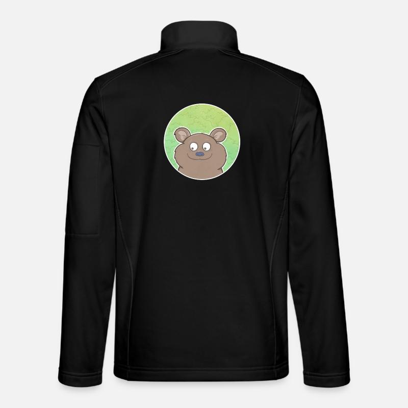 Bear - Unisex Softshell Jacket - black