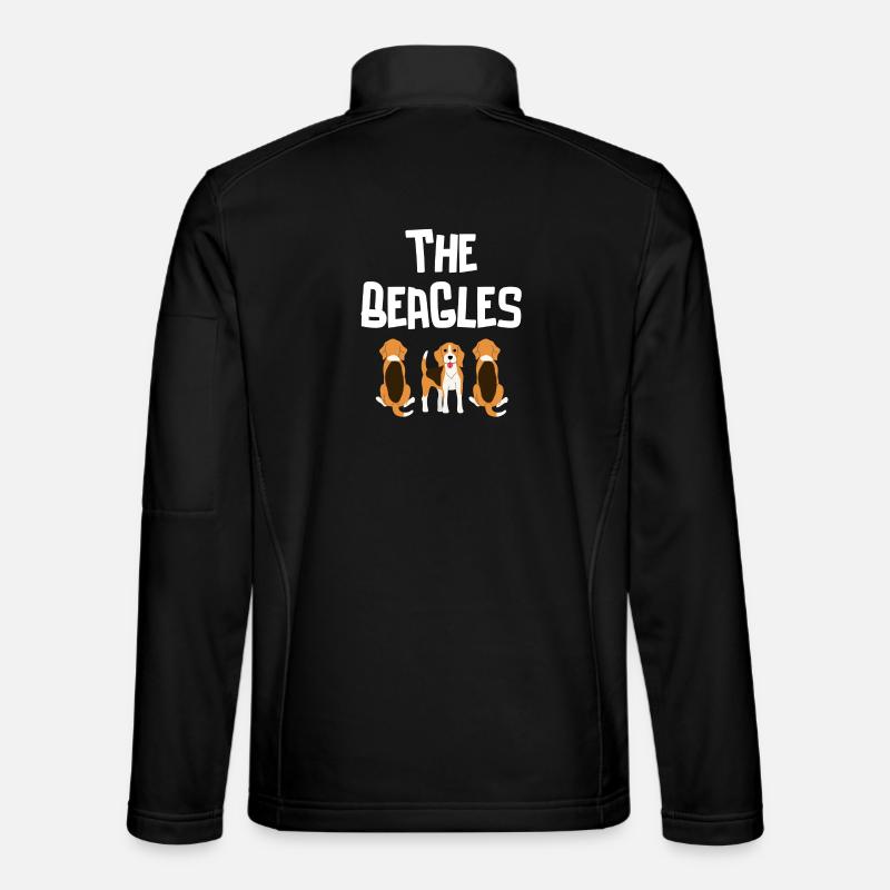 beagle, hunting, hunting dog - Unisex Softshell Jacket - black