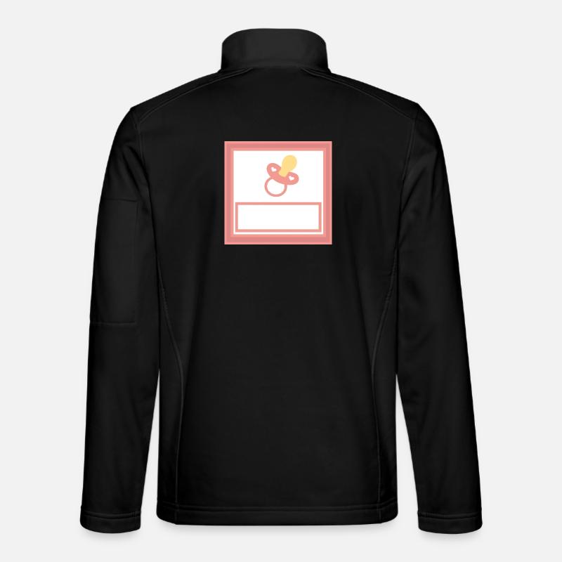 Personalize your own baby template Unisex Softshell Jacket