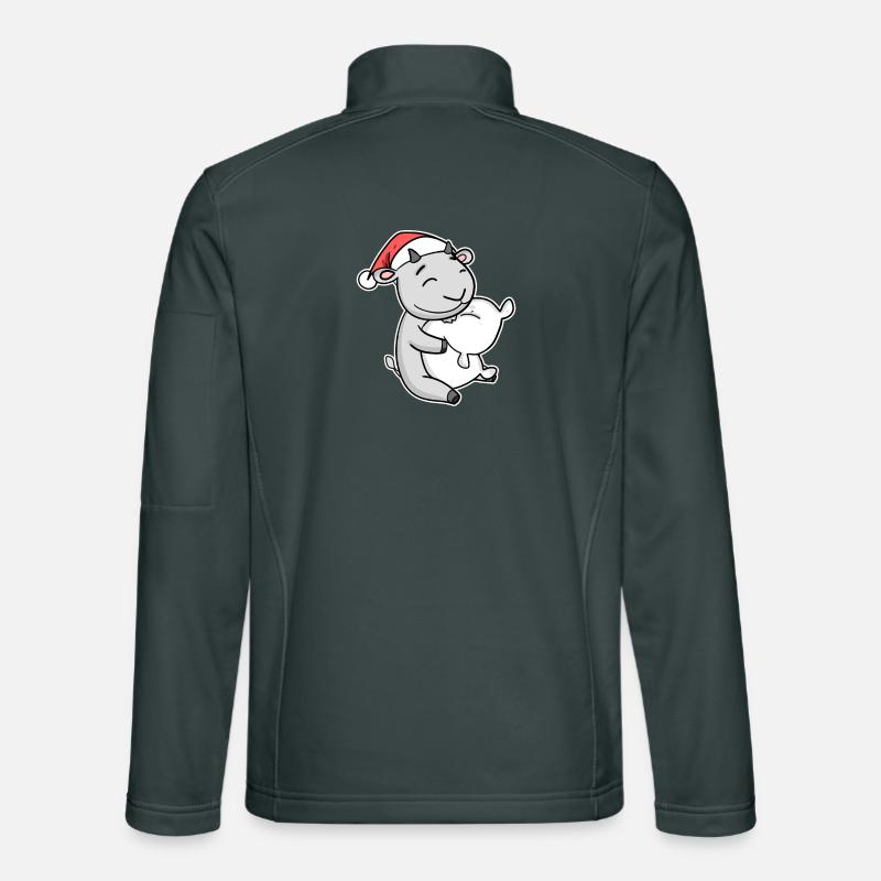 Chèvre Noël Noël Oreiller bébé Veste en tissu softshell Unisexe