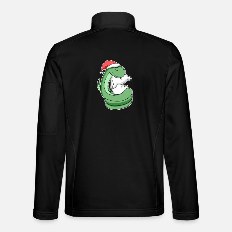Serpent Noël Sommeil Sommeil Sommeil Sommeil Veste en tissu softshell Unisexe