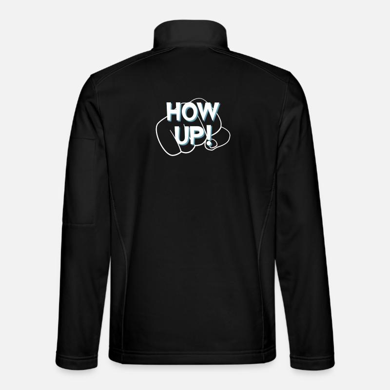 Hau ab - Unisex Softshelljacke - Schwarz