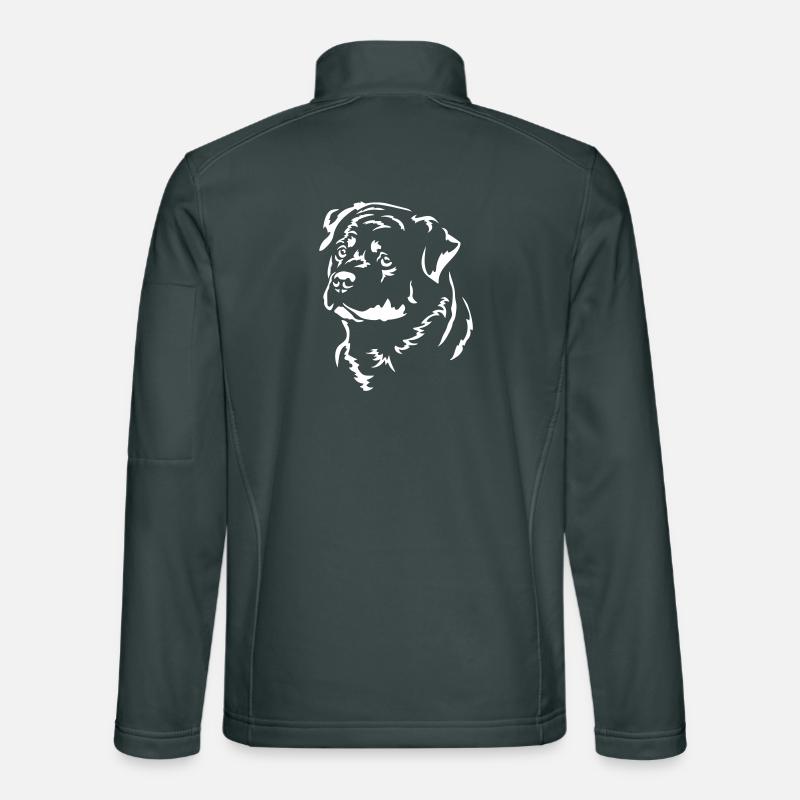 Rottweiler Head "Black Edition" Unisex Softshell Jacket