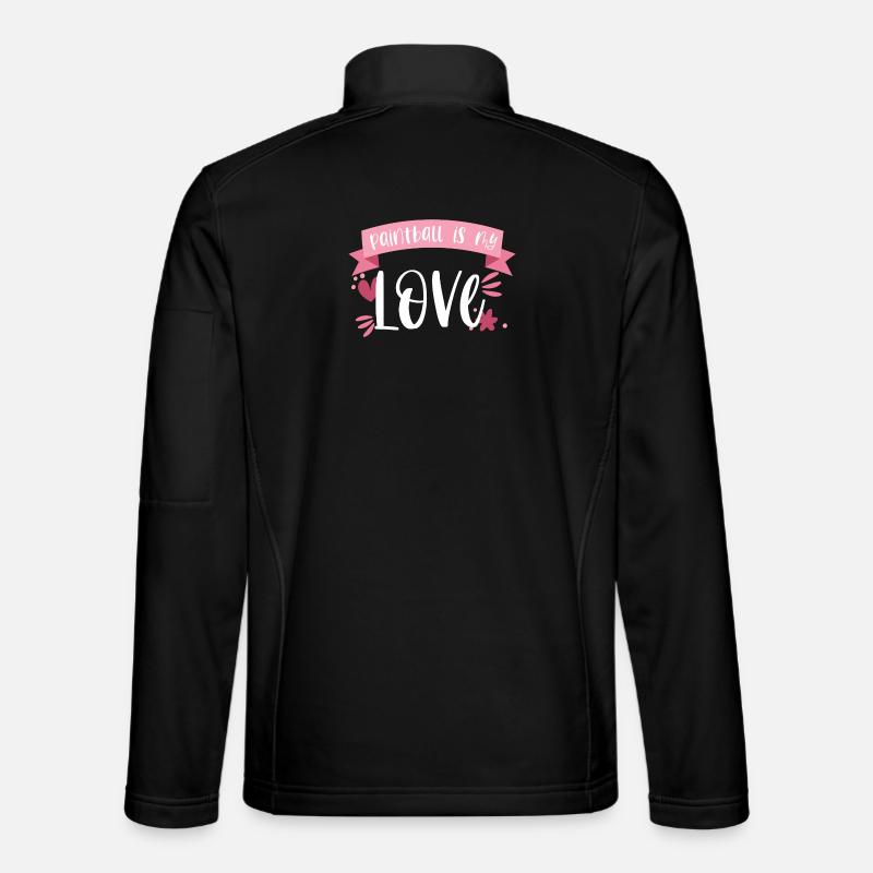 Paintball Paintballer Gotcha Liebe Geschenk Unisex Softshelljacke
