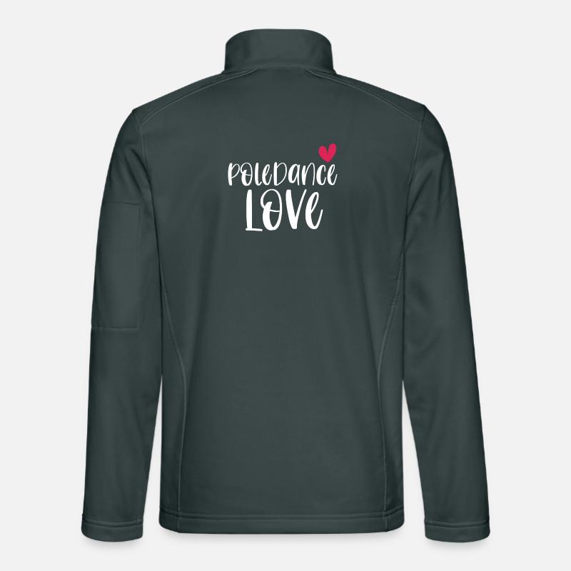 Pole Dance Love Poledancing Pole Gift Unisex Softshell Jacket
