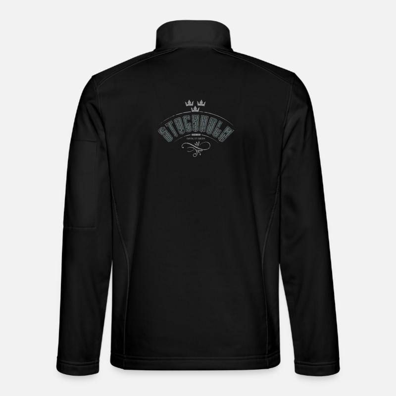 Stockholm 2-fäger - Unisex Softshelljacke - Schwarz