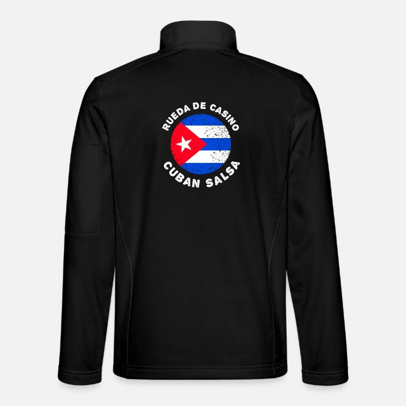 Rueda de Casino - Cuban Salsa - Unisex Softshell Jacket - black