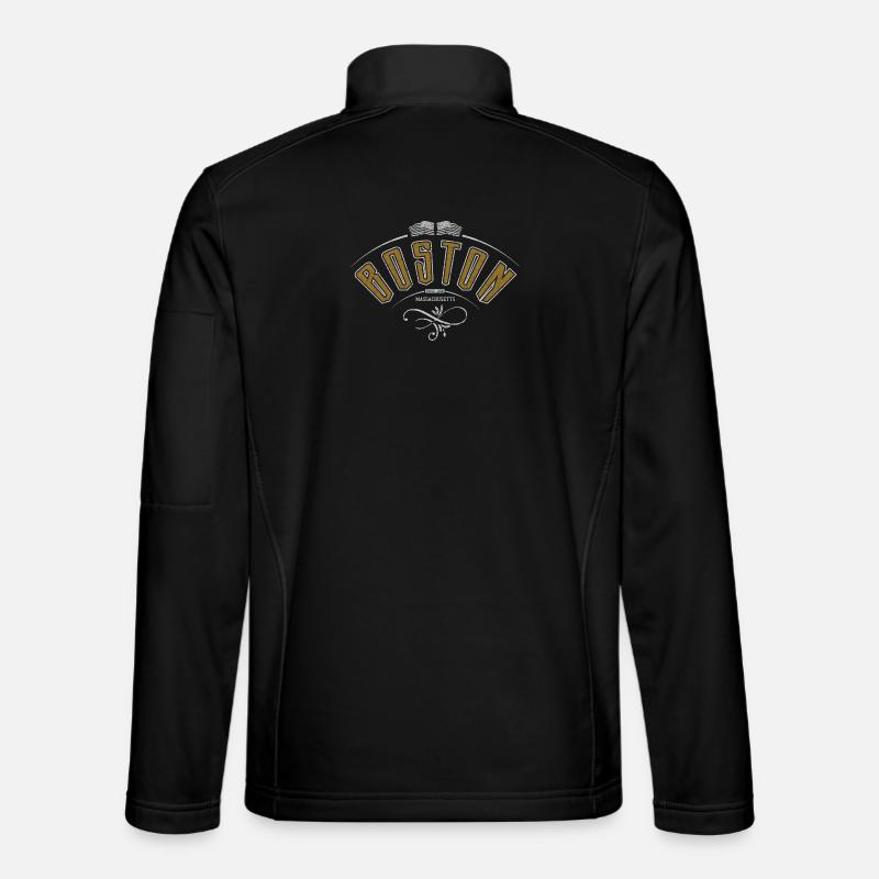 Boston (États-Unis) (États-Unis) - Veste en tissu softshell Unisexe - noir