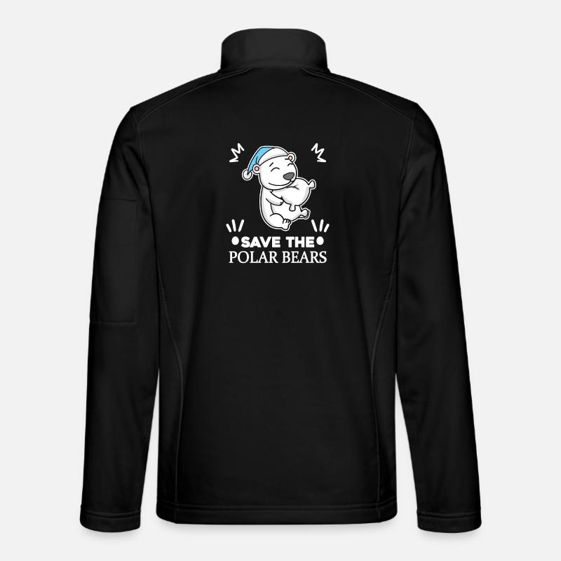 Polar bear Polar bear Environment Climate protection Nature conservation Unisex Softshell Jacket