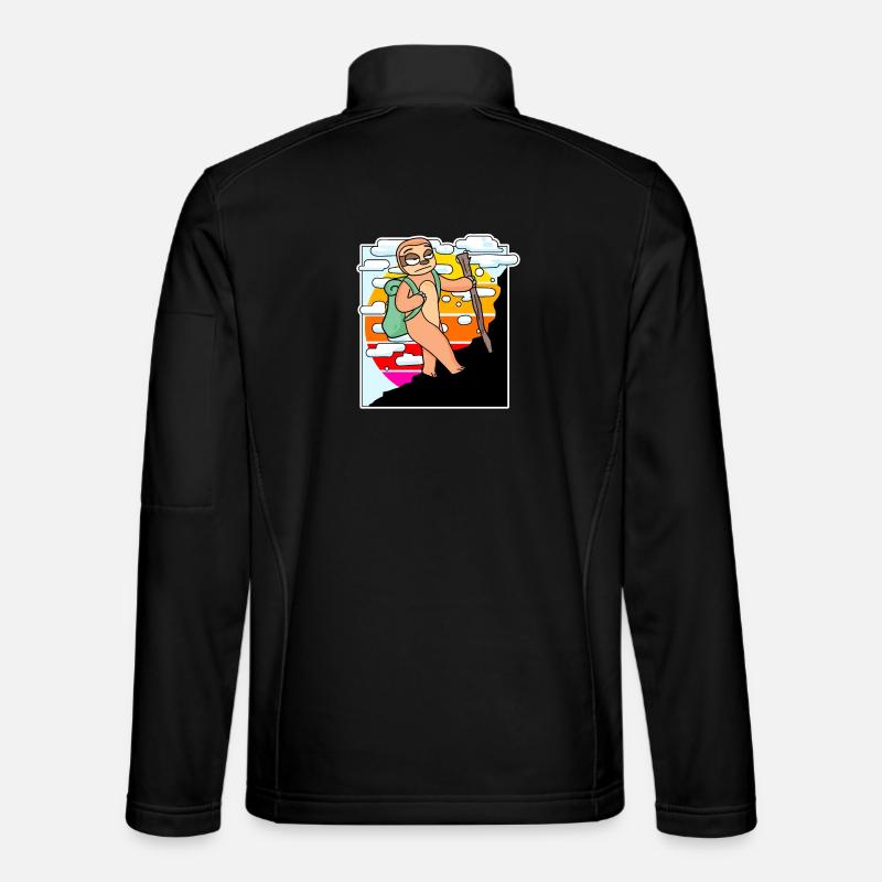 Sloth Mountain Mountains Mountain Peaks Unisex Softshell Jacket