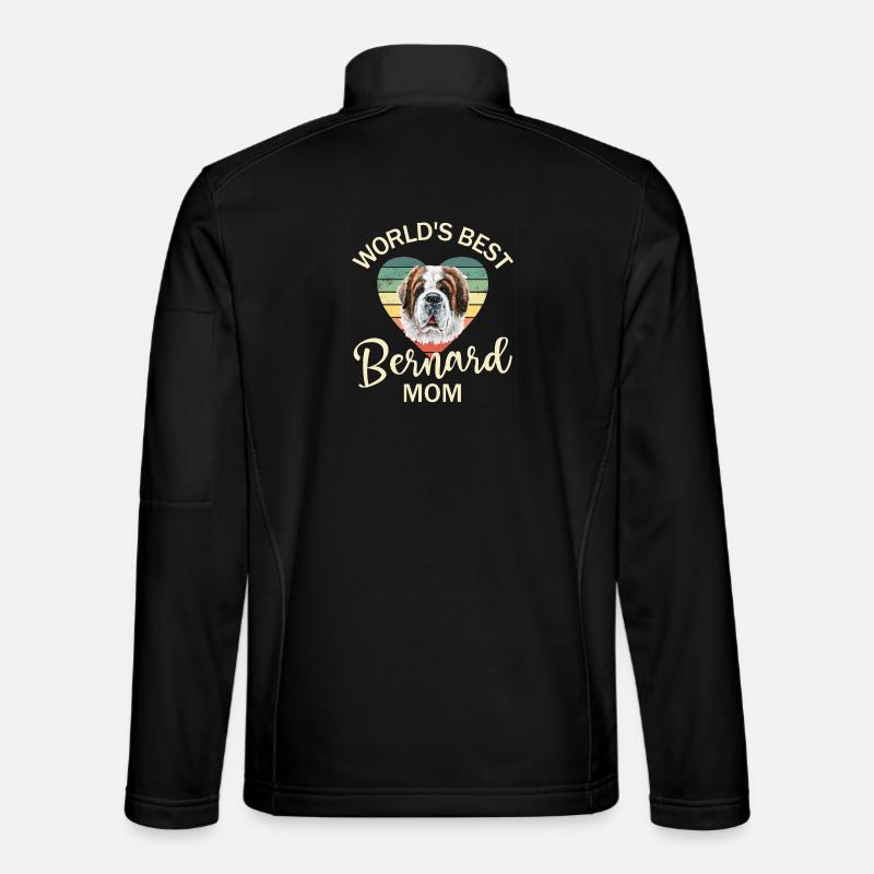 Bernhardiner Berner Sennenhund - Unisex Softshelljacke - Schwarz