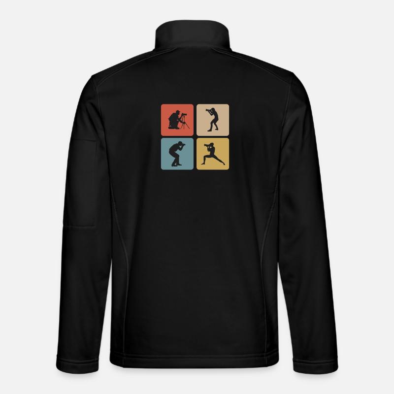 Fotograf Design - Unisex Softshelljacke - Schwarz