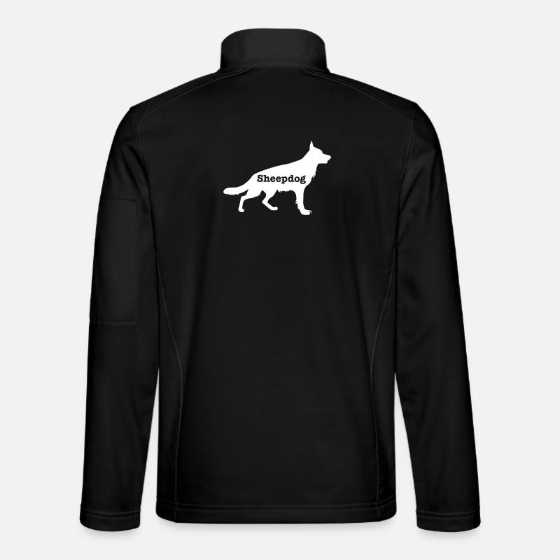 Schäferhund - Unisex Softshelljacke - Schwarz