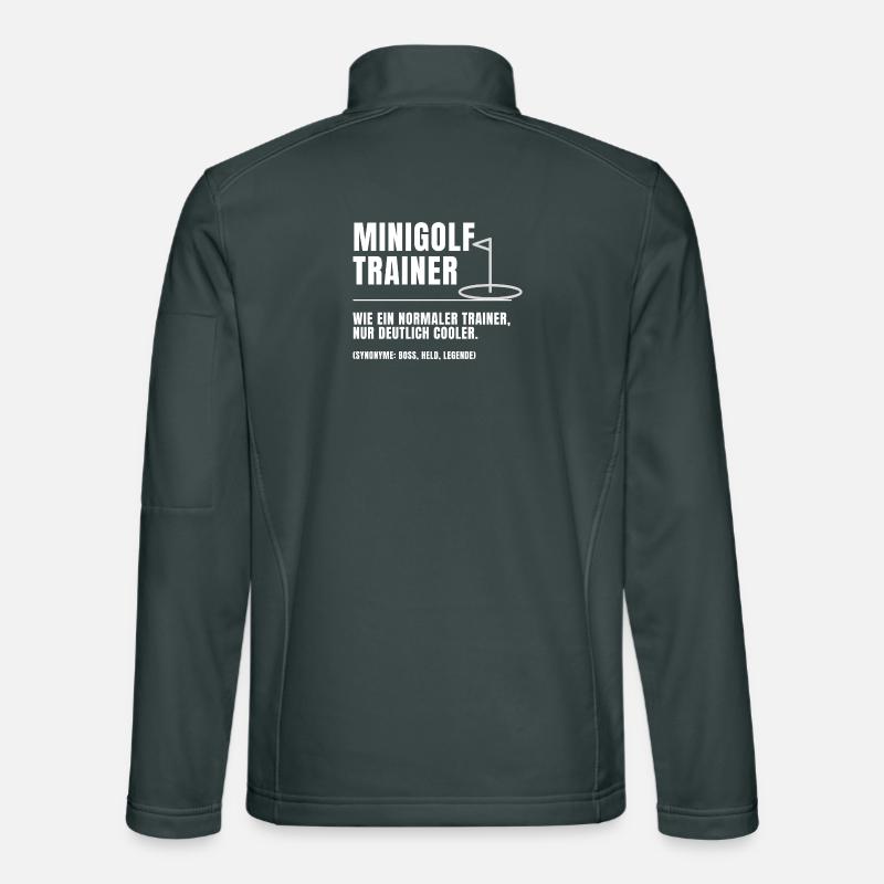 Minigolf Trainer Definition Unisex Softshelljacke
