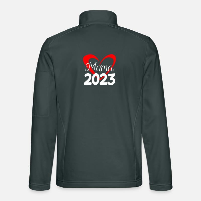 Maman 2023 Mère Grossesse Enceinte Veste en tissu softshell Unisexe