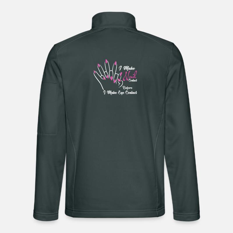 Ich Mache Nagelkontakt Vor Nail Tech Unisex Softshelljacke