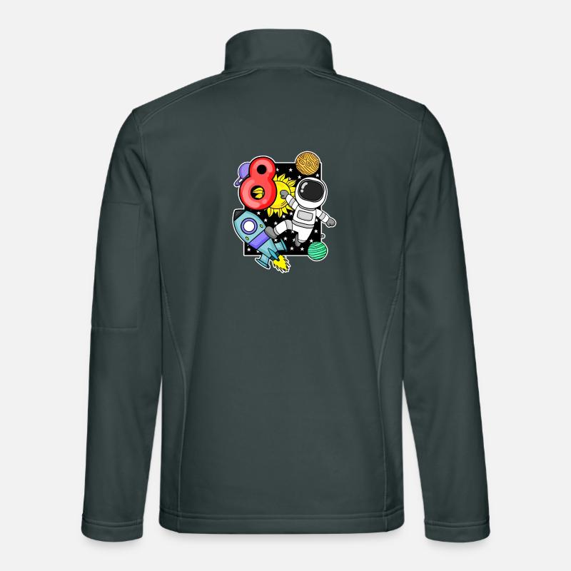 8e anniversaire - 8 ans Jeune astronaute Veste en tissu softshell Unisexe