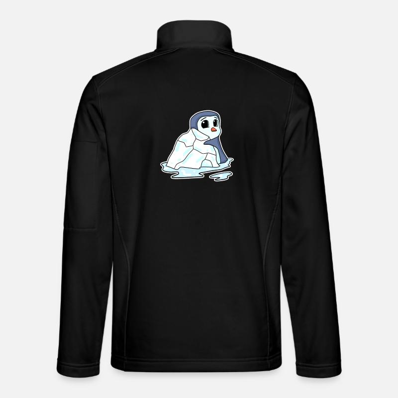 Penguin Penguins Seabird Seabirds - Unisex Softshell Jacket - black