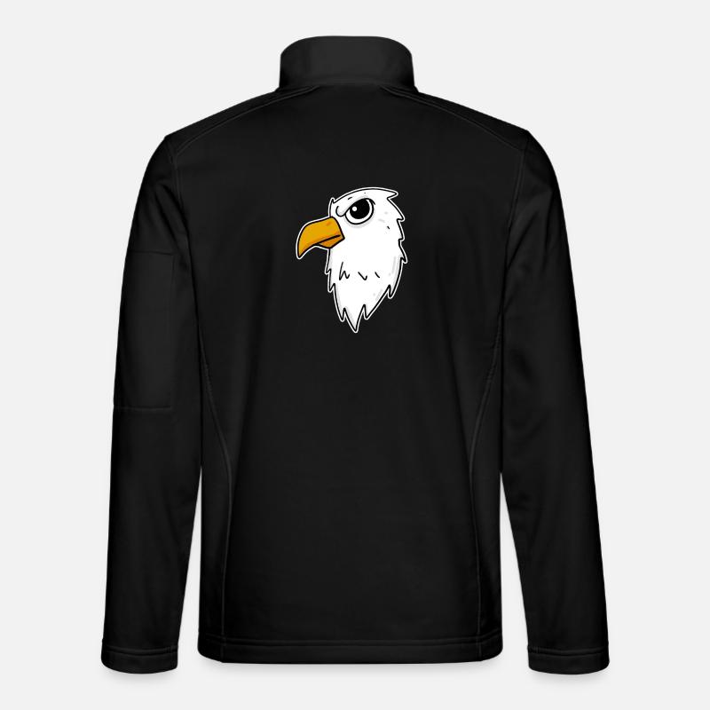 Eagle Head - Unisex Softshell Jacket - black