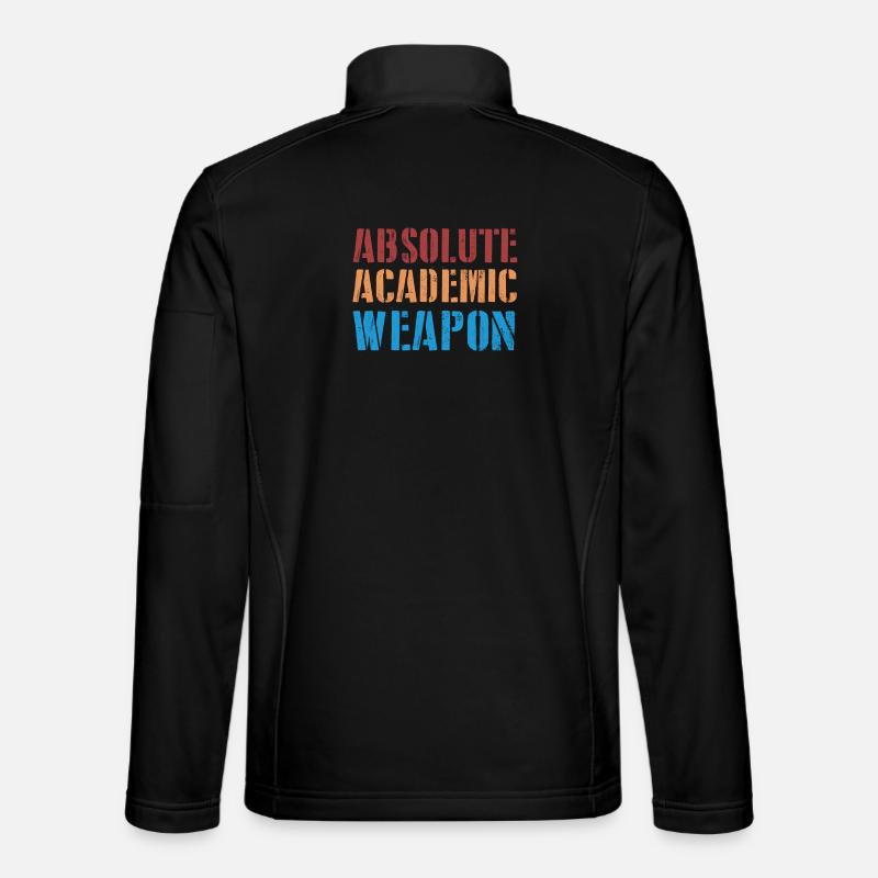 Studenten Absolute Academic Weapon - Unisex Softshelljacke - Schwarz