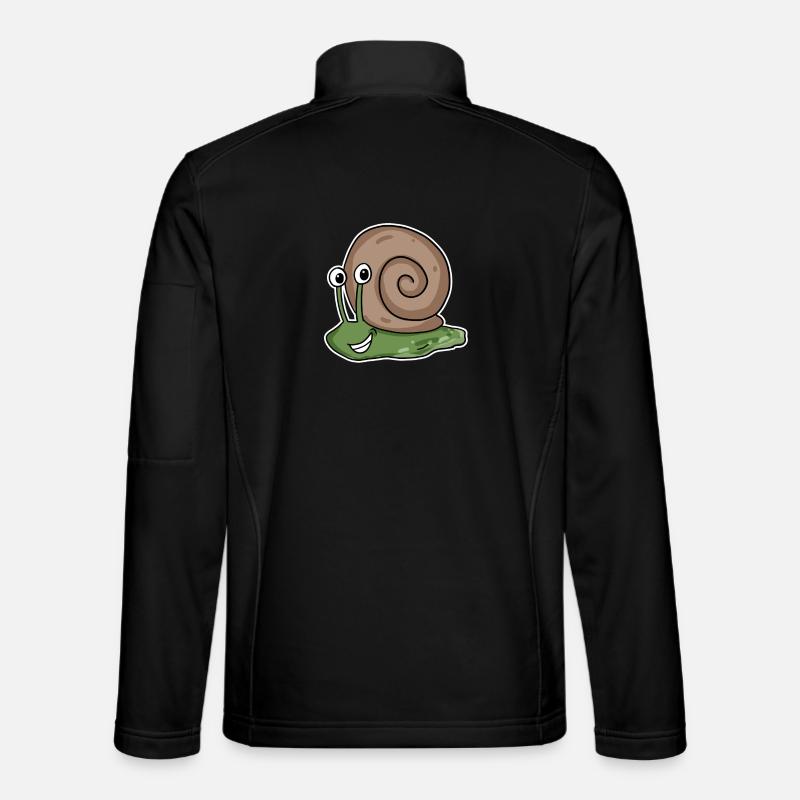 Escargot - Veste en tissu softshell Unisexe - noir