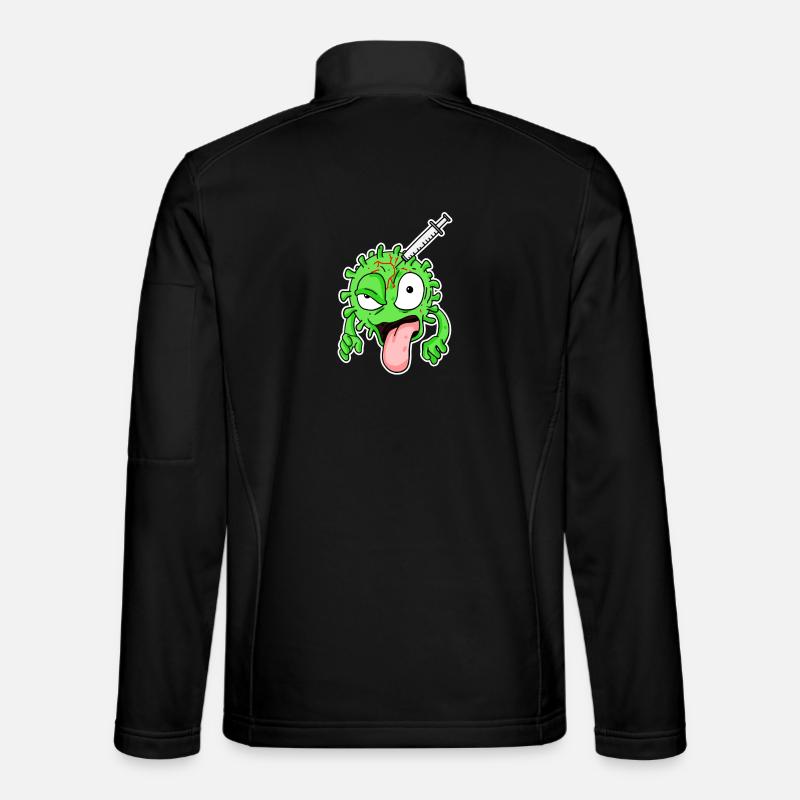 Virus vaccination - Unisex Softshell Jacket - black