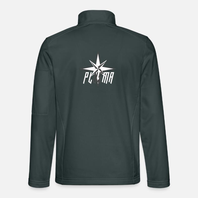 Sternenkompass-Emblem Unisex Softshelljacke