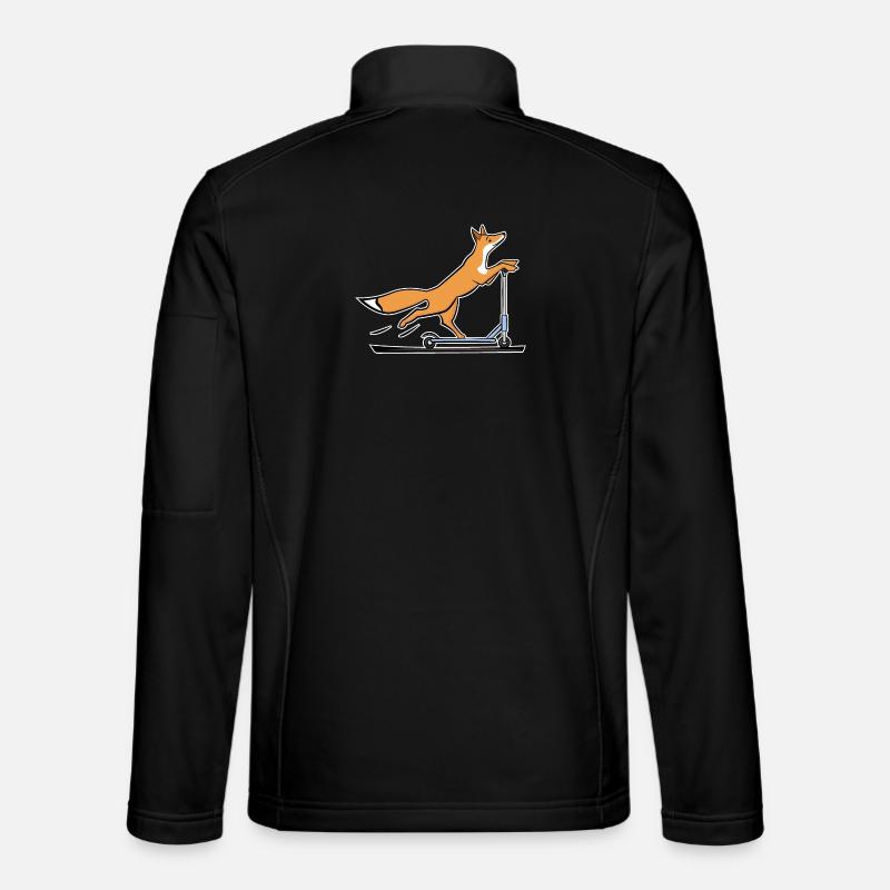 Fuchs - Unisex Softshelljacke - Schwarz