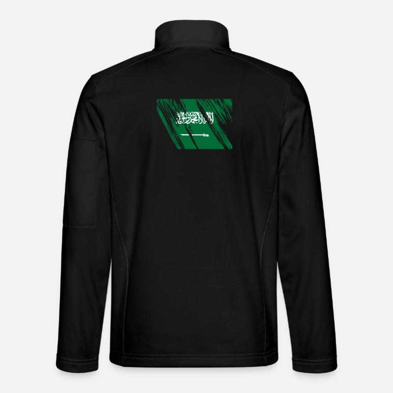 Drapeau de l’Arabie saoudite Veste en tissu softshell Unisexe