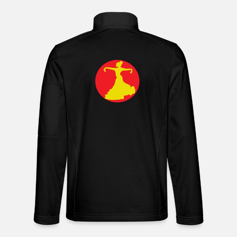 Flamenco dancer from Andalusia - Unisex Softshell Jacket - black