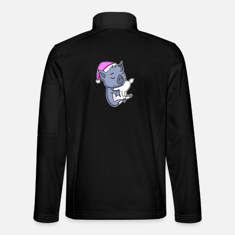 Fledermaus - Unisex Softshelljacke - Schwarz