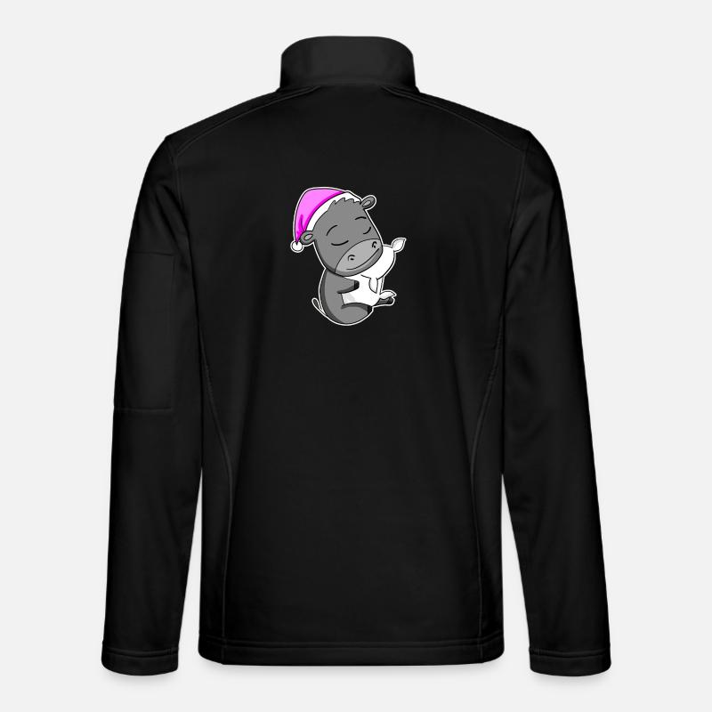 Âne - Veste en tissu softshell Unisexe - noir