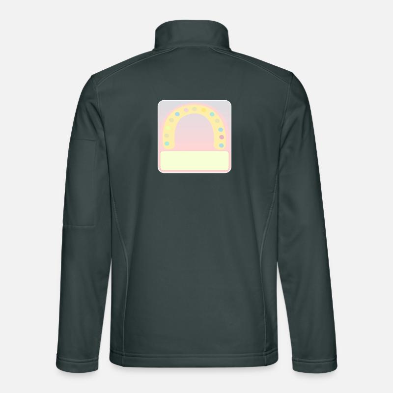 Namensschild Bogen Unisex Softshelljacke