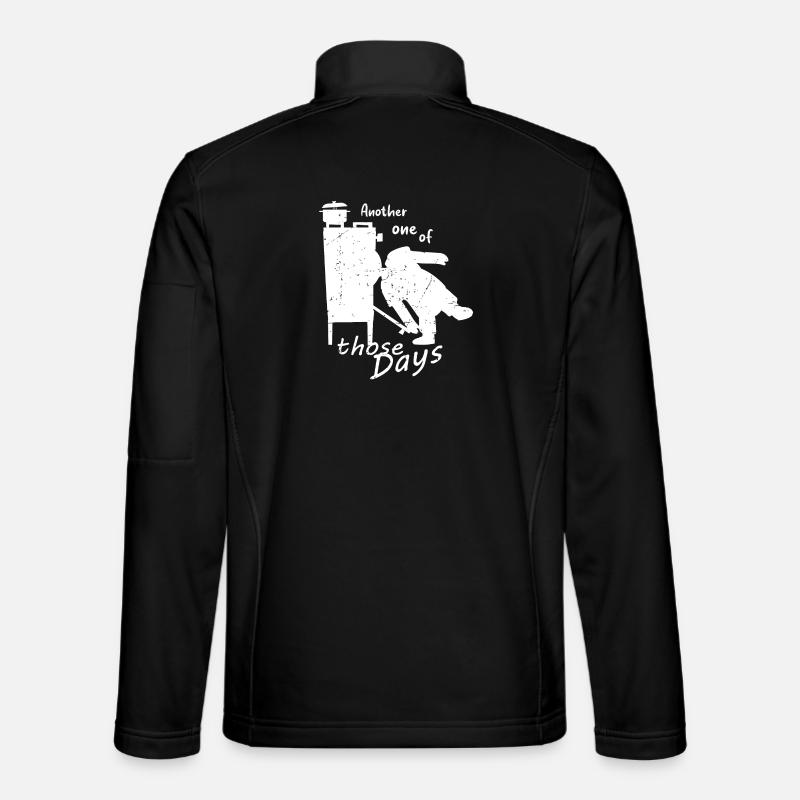Another one of those days! - Unisex Softshell Jacket - black