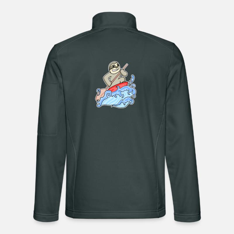 Stand Up Paddle Sloth Veste en tissu softshell Unisexe