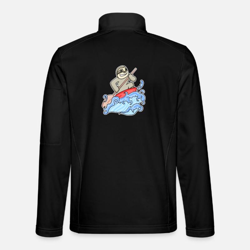 Stand Up Paddle Sloth Veste en tissu softshell Unisexe