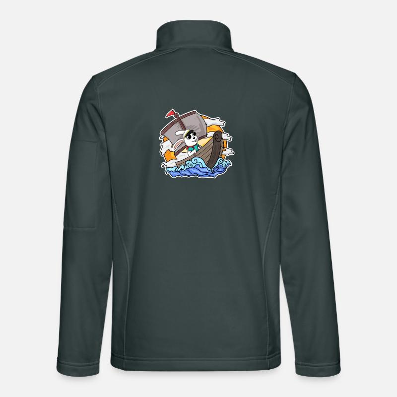 Rabbit Captain Boat Unisex Softshell Jacket
