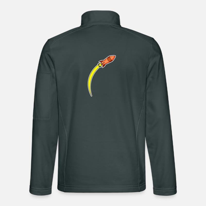 Rocket Orange Unisex Softshell Jacket